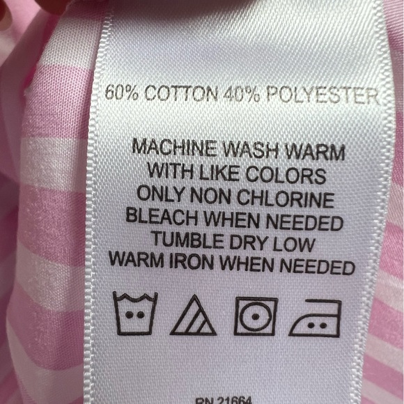 Foxcroft Wrinkle Free Shaped Blouse 14P - Picture 9 of 12